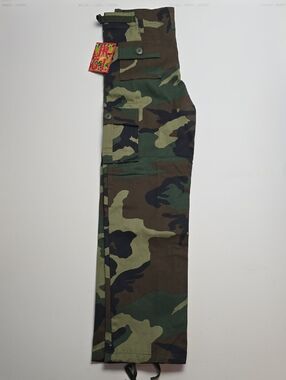 NWT Rothco "Jr G.I." Kid's Camo BDU Cotton Blend Cargo Pants - Boys Size 14
